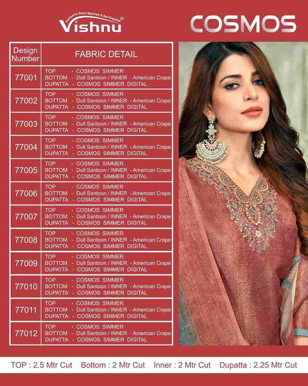 Cosmos By Vishnu 77001 To 77012 Series Beautiful Stylish Festive Suits Fancy Colorful Casual Wear & Ethnic Wear & Ready To Wear Cosmos Shimmer Print Dresses At Wholesale Price