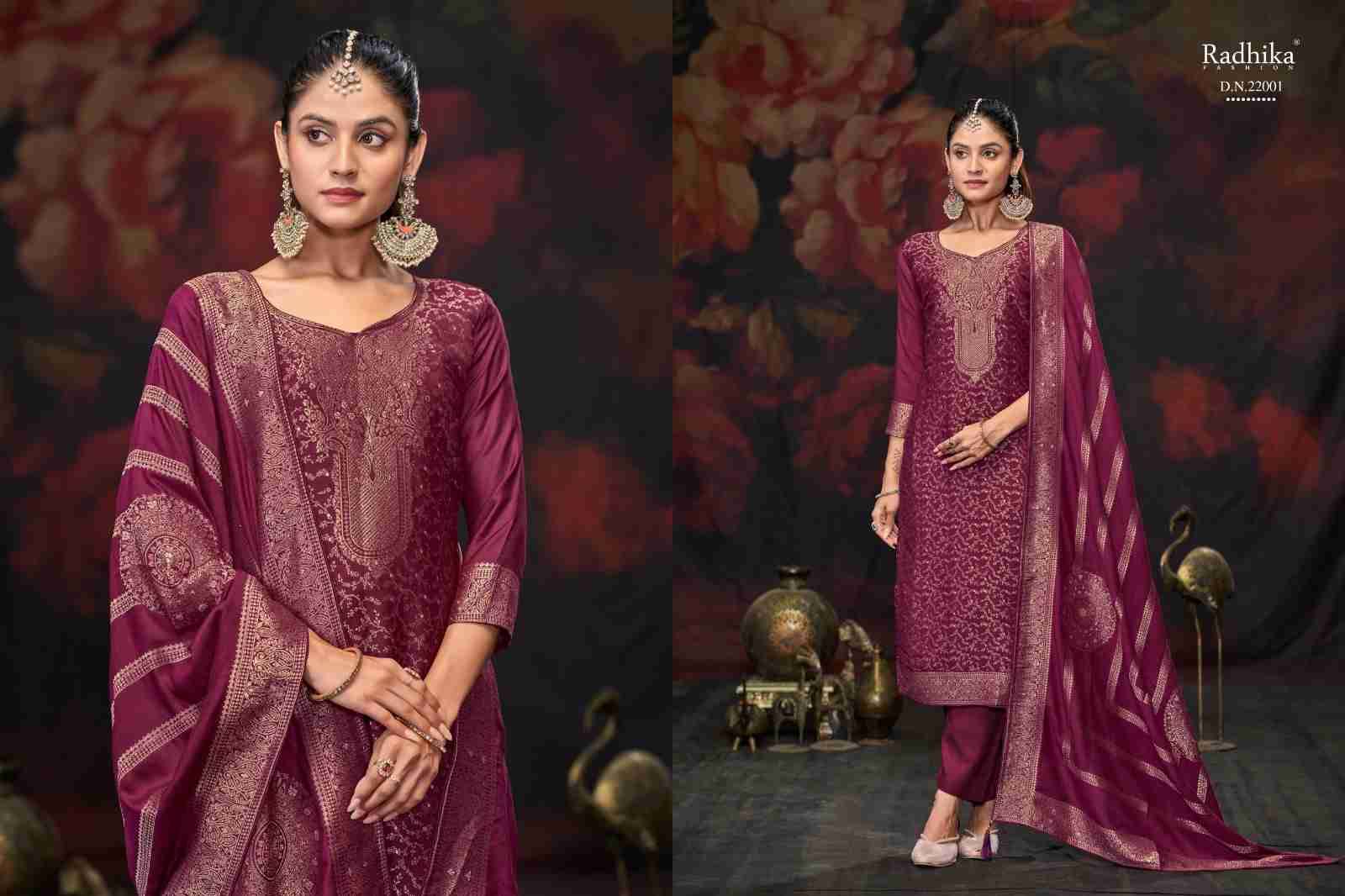 Muskan By Sumyra 22001 To 22004 Series Beautiful Stylish Suits Fancy Colorful Casual Wear & Ethnic Wear & Ready To Wear Pure Viscose Pashmina Print With Work Dresses At Wholesale Price