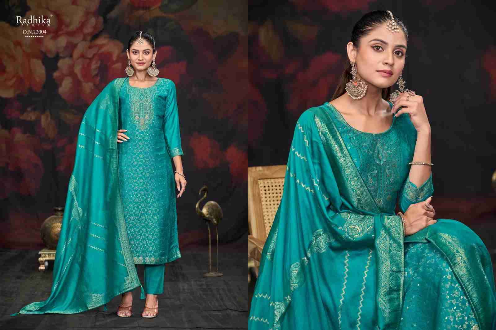 Muskan By Sumyra 22001 To 22004 Series Beautiful Stylish Suits Fancy Colorful Casual Wear & Ethnic Wear & Ready To Wear Pure Viscose Pashmina Print With Work Dresses At Wholesale Price