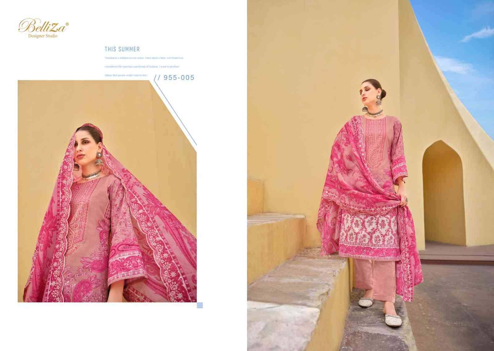 Guzarish Vol-15 By Belliza 955-001 To 955-008 Series Beautiful Stylish Festive Suits Fancy Colorful Casual Wear & Ethnic Wear & Ready To Wear Pure Cotton Digital Print Dresses At Wholesale Price