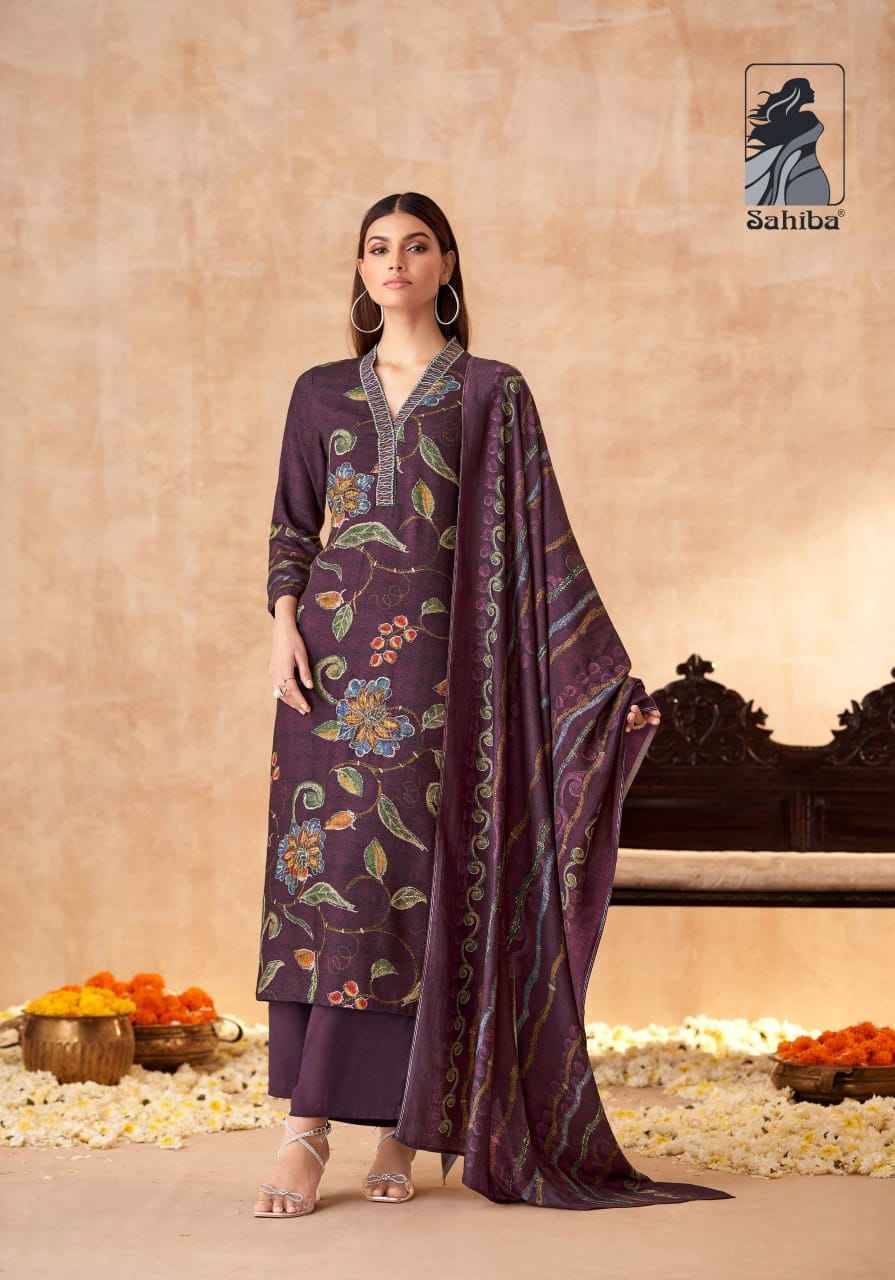 Sibra By Sahiba Fabrics Beautiful Festive Suits Stylish Fancy Colorful Casual Wear & Ethnic Wear Staple Twill Dresses At Wholesale Price