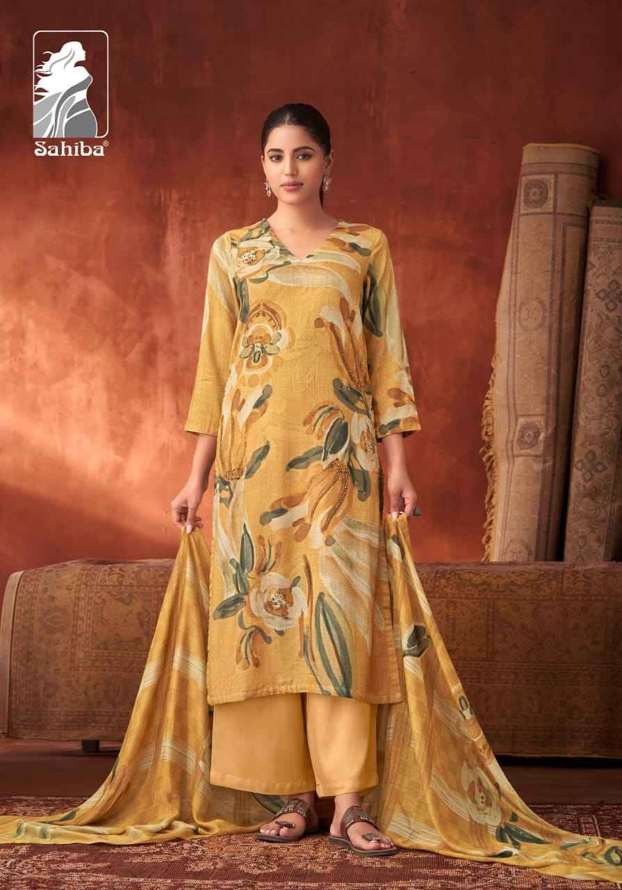 Riyan By Sahiba Fabrics Beautiful Festive Suits Stylish Fancy Colorful Casual Wear & Ethnic Wear Staple Twill Dresses At Wholesale Price