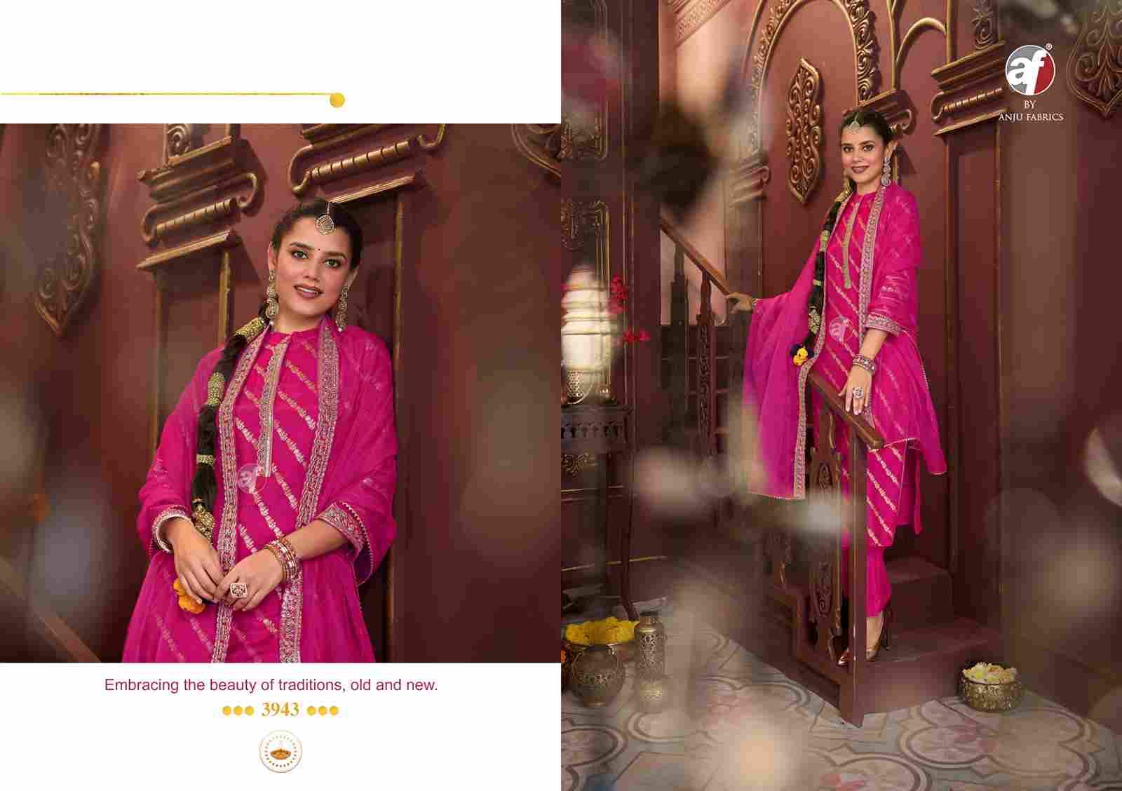 Bandhan Vol-4 By Anju Fabrics 3941 To 3945 Series Beautiful Festive Suits Colorful Stylish Fancy Casual Wear & Ethnic Wear Doal Silk Jacquard Dresses At Wholesale Price