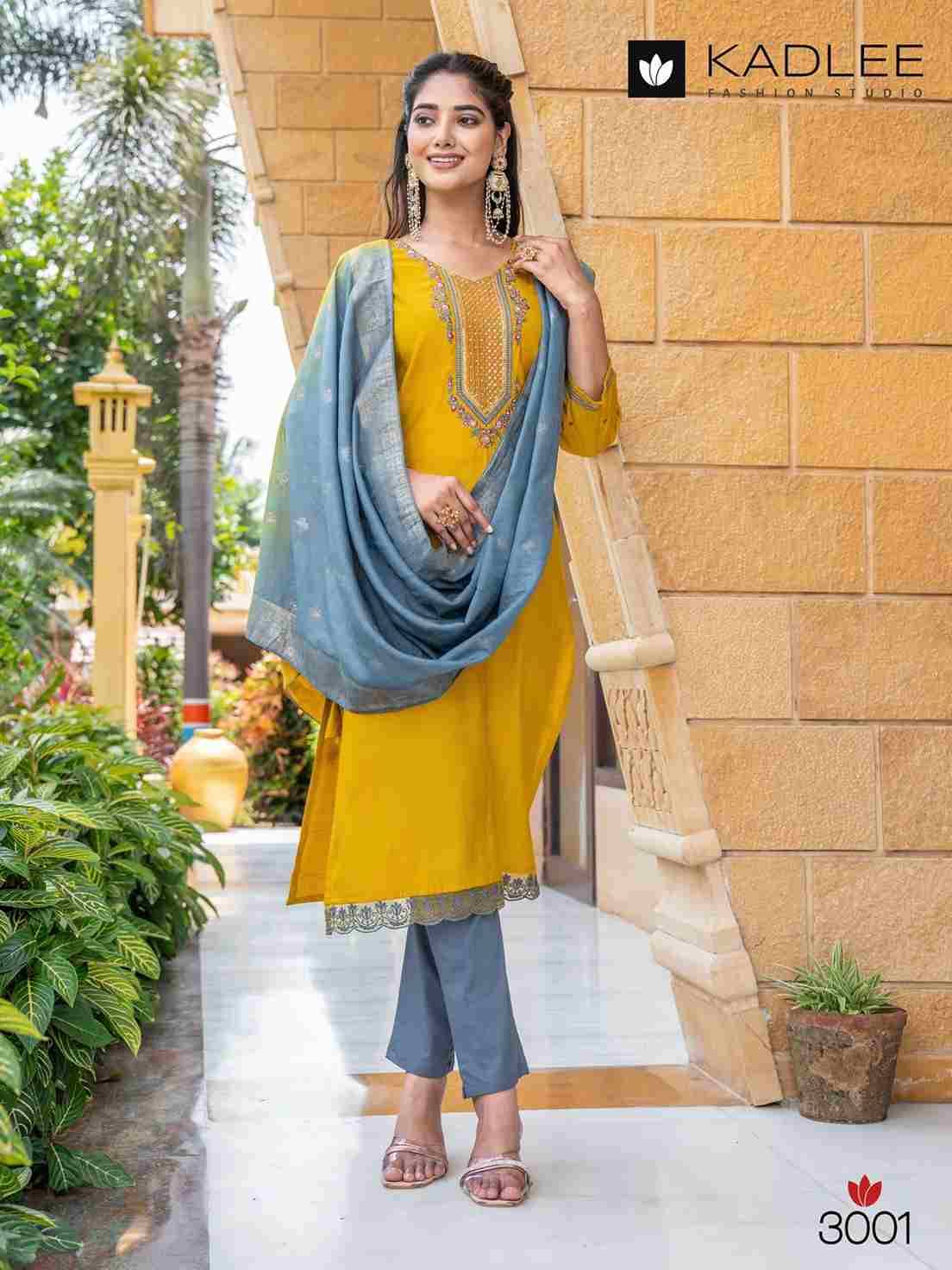 Bahaar By Kadlee 1001 To 1006 Series Beautiful Festive Suits Colorful Stylish Fancy Casual Wear & Ethnic Wear Viscose Dresses At Wholesale Price