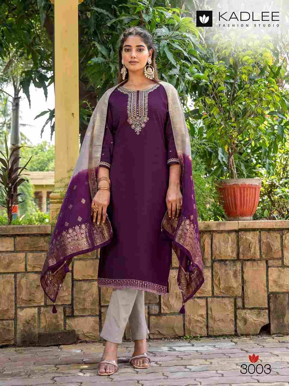 Bahaar By Kadlee 1001 To 1006 Series Beautiful Festive Suits Colorful Stylish Fancy Casual Wear & Ethnic Wear Viscose Dresses At Wholesale Price