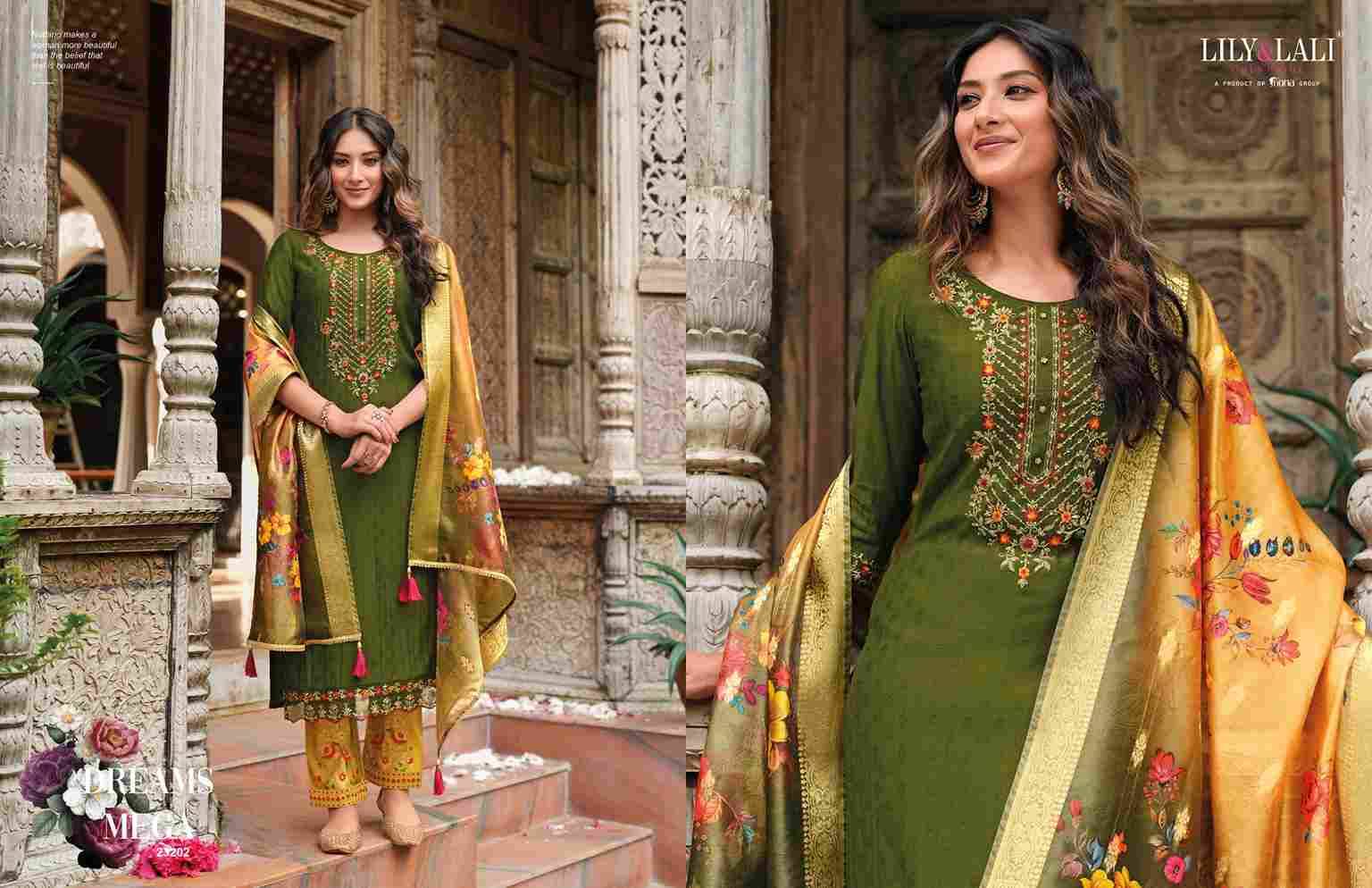 Meenakari Vol-4 By Lily And Lali 23201 To 23206 Series Beautiful Summer Collection Anarkali Suits Stylish Fancy Colorful Casual Wear & Ethnic Wear Viscose Jacquard Embroidered Dresses At Wholesale Price