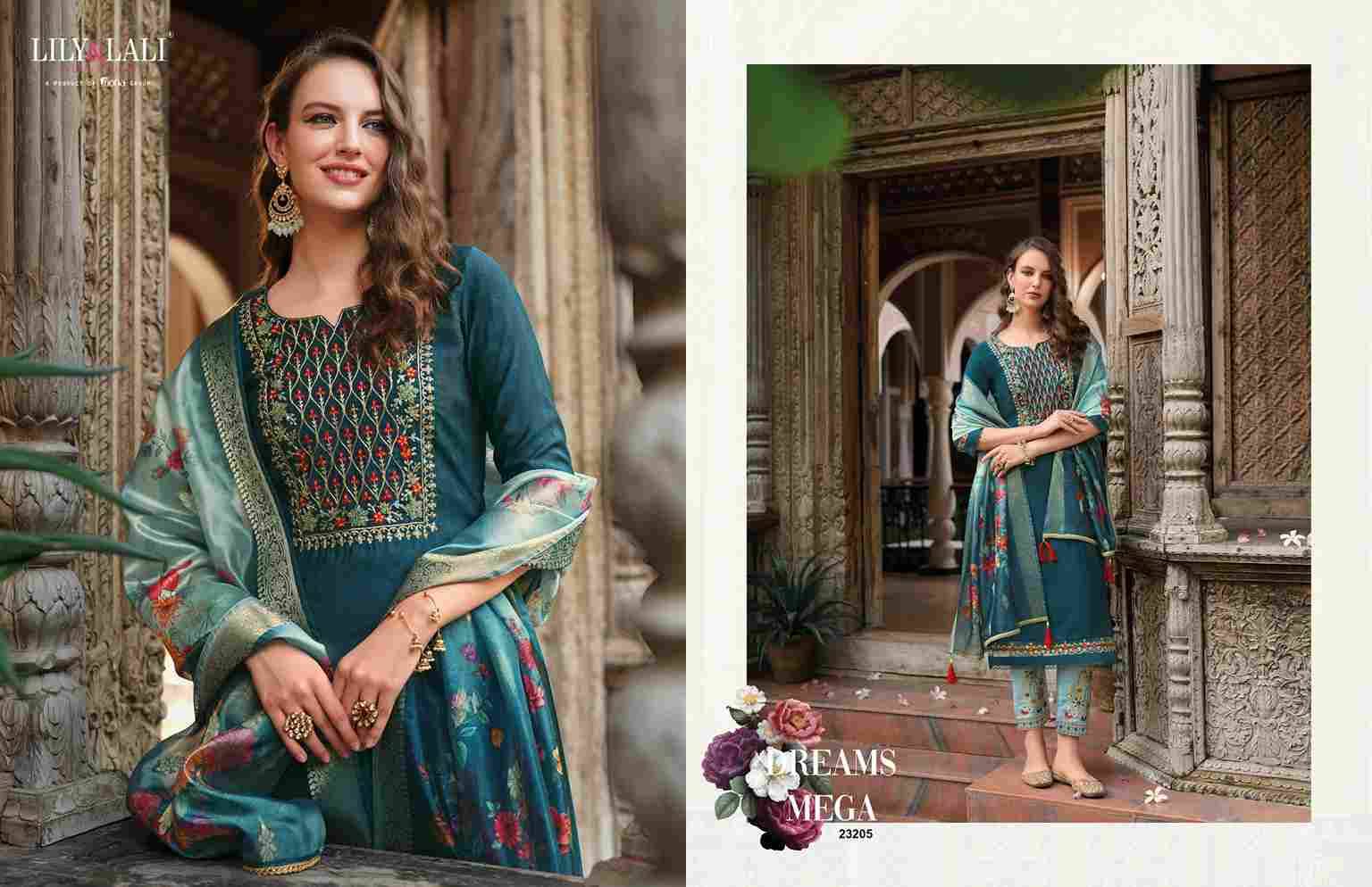 Meenakari Vol-4 By Lily And Lali 23201 To 23206 Series Beautiful Summer Collection Anarkali Suits Stylish Fancy Colorful Casual Wear & Ethnic Wear Viscose Jacquard Embroidered Dresses At Wholesale Price