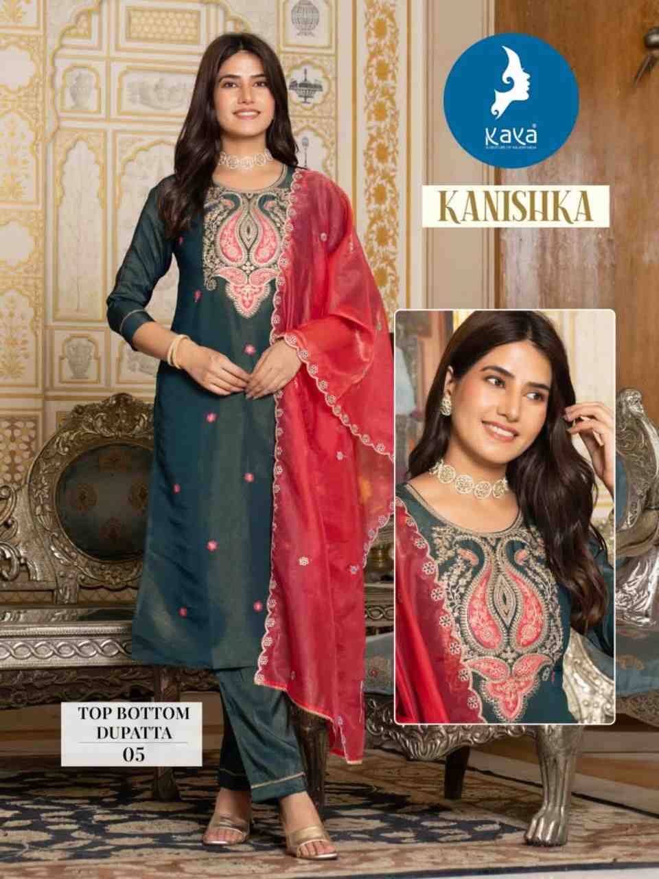 Kanishka By Kaya 01 To 06 Series Designer Stylish Fancy Colorful Beautiful Party Wear & Ethnic Wear Collection Tissue Shimmer Dresses At Wholesale Price