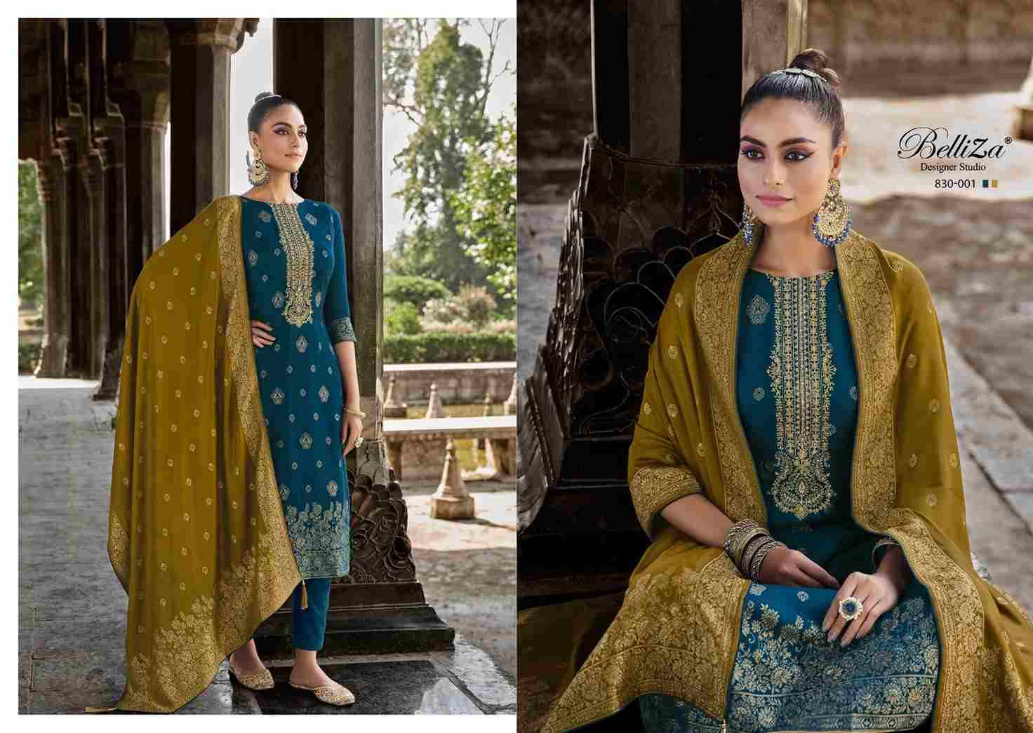 Izhaar By Belliza 830-001 To 830-006 Series Beautiful Stylish Festive Suits Fancy Colorful Casual Wear & Ethnic Wear & Ready To Wear Pure Cotton Digital Print Dresses At Wholesale Price