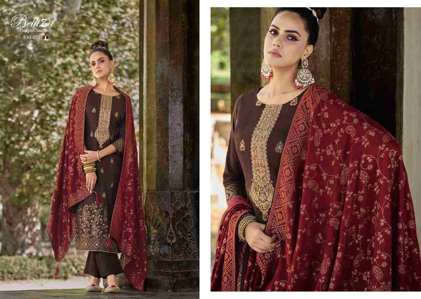 Izhaar By Belliza 830-001 To 830-006 Series Beautiful Stylish Festive Suits Fancy Colorful Casual Wear & Ethnic Wear & Ready To Wear Pure Cotton Digital Print Dresses At Wholesale Price