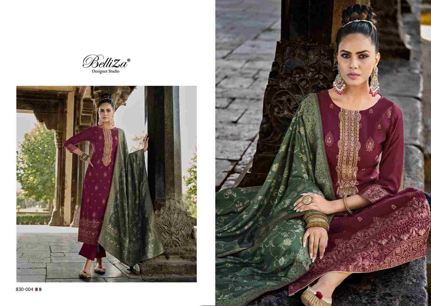 Izhaar By Belliza 830-001 To 830-006 Series Beautiful Stylish Festive Suits Fancy Colorful Casual Wear & Ethnic Wear & Ready To Wear Pure Cotton Digital Print Dresses At Wholesale Price