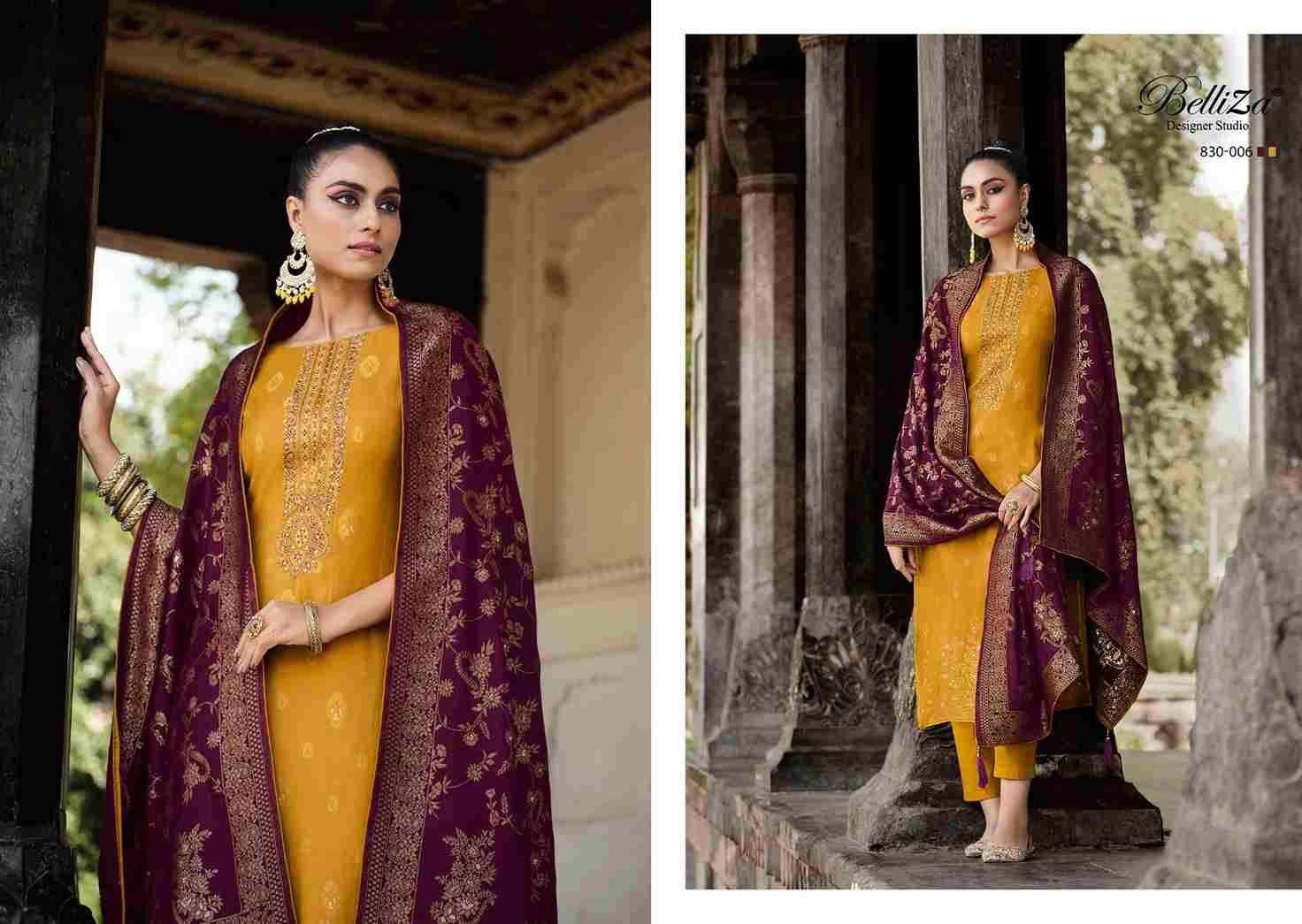 Izhaar By Belliza 830-001 To 830-006 Series Beautiful Stylish Festive Suits Fancy Colorful Casual Wear & Ethnic Wear & Ready To Wear Pure Cotton Digital Print Dresses At Wholesale Price