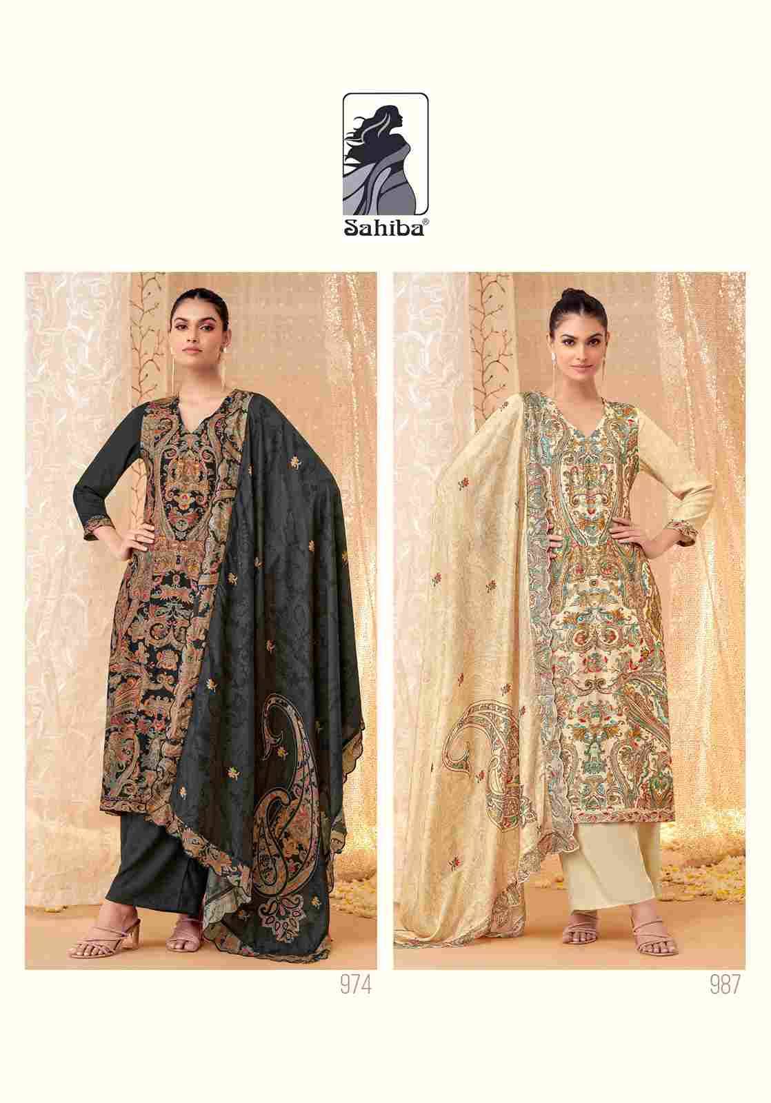 Perween By Sahiba Fabrics Beautiful Festive Suits Stylish Fancy Colorful Casual Wear & Ethnic Wear Staple Twill Dresses At Wholesale Price