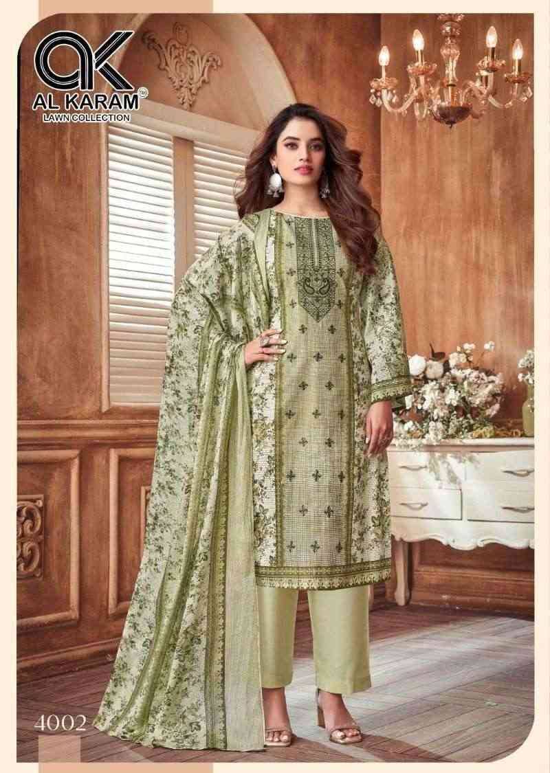 Amryn By Al Karam Lawn Collection 4001 To 4006 Series Beautiful Pakistani Suits Stylish Fancy Colorful Casual Wear & Ethnic Wear Pure Lawn Dresses At Wholesale Price