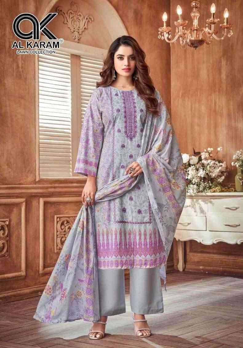 Amryn By Al Karam Lawn Collection 4001 To 4006 Series Beautiful Pakistani Suits Stylish Fancy Colorful Casual Wear & Ethnic Wear Pure Lawn Dresses At Wholesale Price