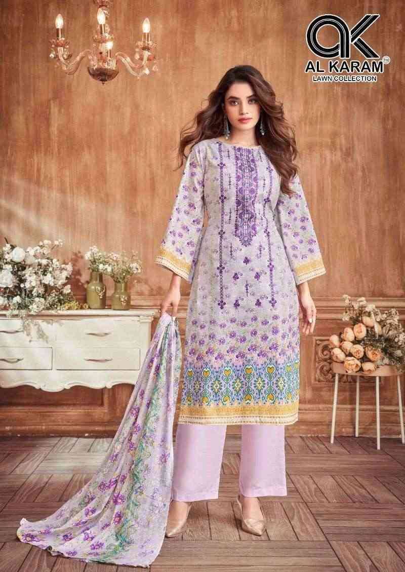 Amryn By Al Karam Lawn Collection 4001 To 4006 Series Beautiful Pakistani Suits Stylish Fancy Colorful Casual Wear & Ethnic Wear Pure Lawn Dresses At Wholesale Price