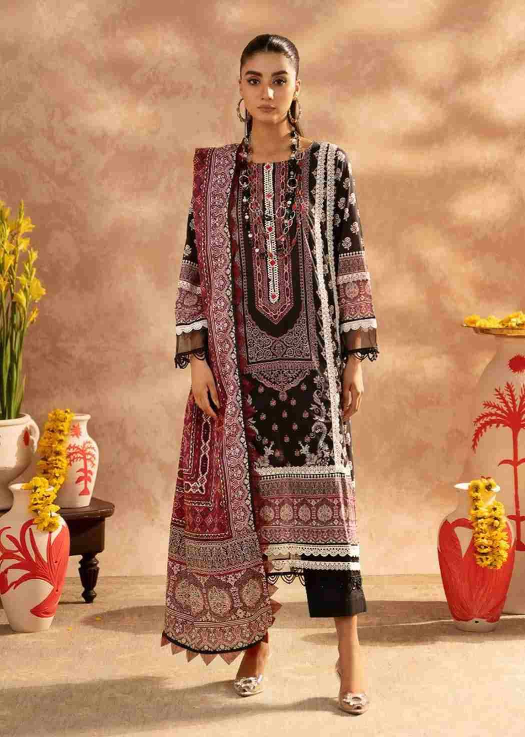 Gulmohar Vol-1 By Bin Saeed 101 To 106 Series Beautiful Stylish Fancy Colorful Casual Wear & Ethnic Wear Collection Heavy Cotton Dresses At Wholesale Price