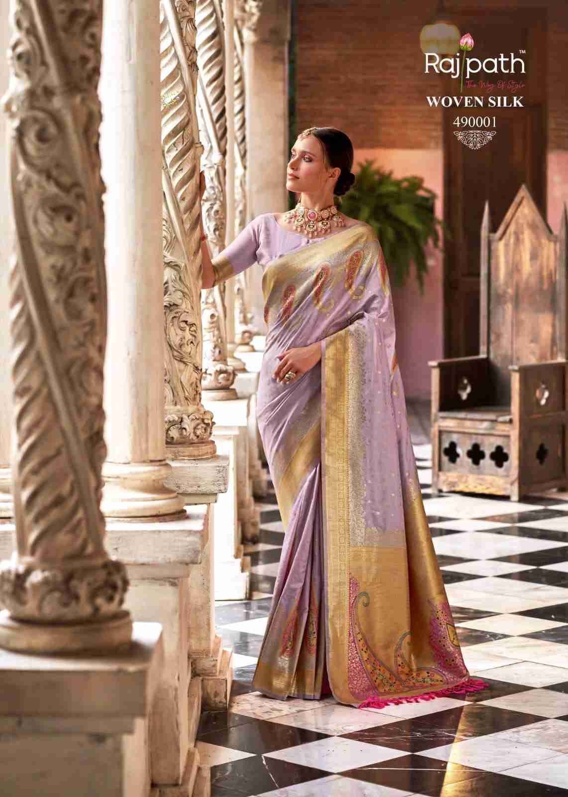 Pihu Silk By Rajpath 490001 To 490006 Series Indian Traditional Wear Collection Beautiful Stylish Fancy Colorful Party Wear & Occasional Wear Soft Silk Sarees At Wholesale Price