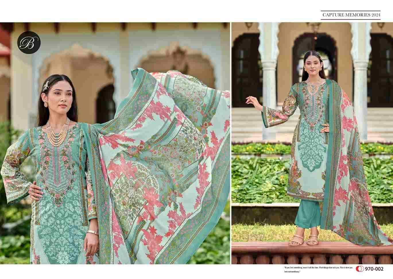 Naira Vol-74 By Belliza 970-001 To 970-008 Series Beautiful Festive Suits Stylish Fancy Colorful Casual Wear & Ethnic Wear Pure Cotton Print Dresses At Wholesale Price