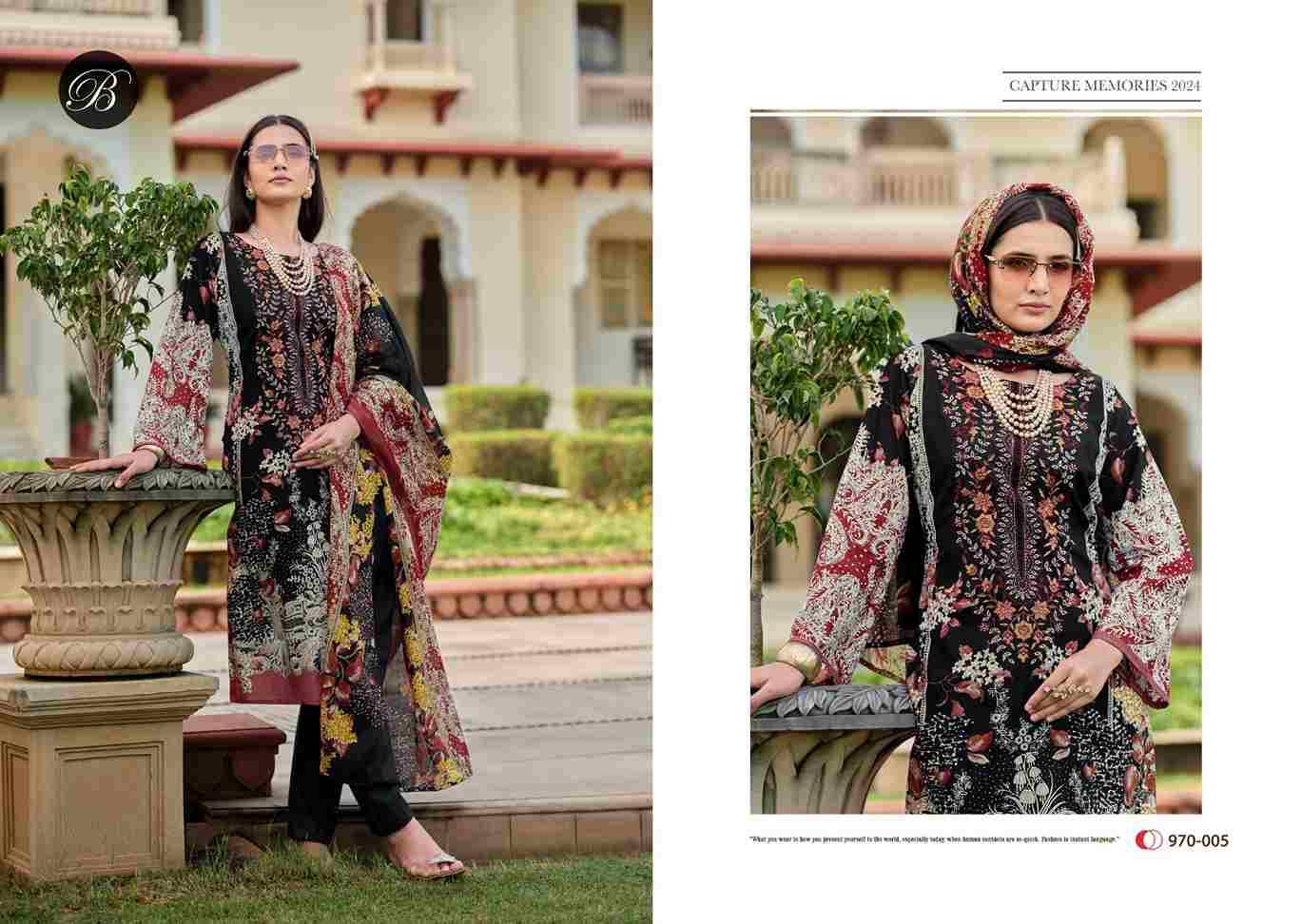 Naira Vol-74 By Belliza 970-001 To 970-008 Series Beautiful Festive Suits Stylish Fancy Colorful Casual Wear & Ethnic Wear Pure Cotton Print Dresses At Wholesale Price