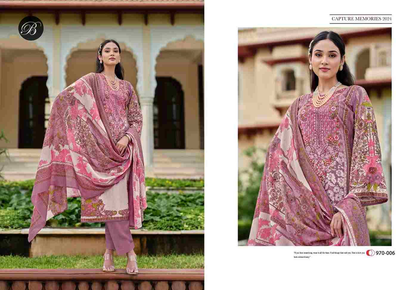 Naira Vol-74 By Belliza 970-001 To 970-008 Series Beautiful Festive Suits Stylish Fancy Colorful Casual Wear & Ethnic Wear Pure Cotton Print Dresses At Wholesale Price