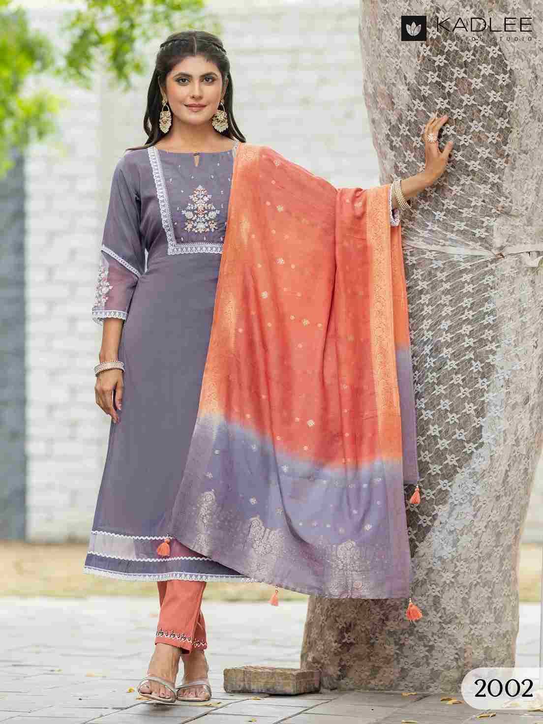 Nimaya By Kadlee 2001 To 2005 Series Beautiful Stylish Fancy Colorful Casual Wear & Ethnic Wear Collection Shimmer With Work Dresses At Wholesale Price