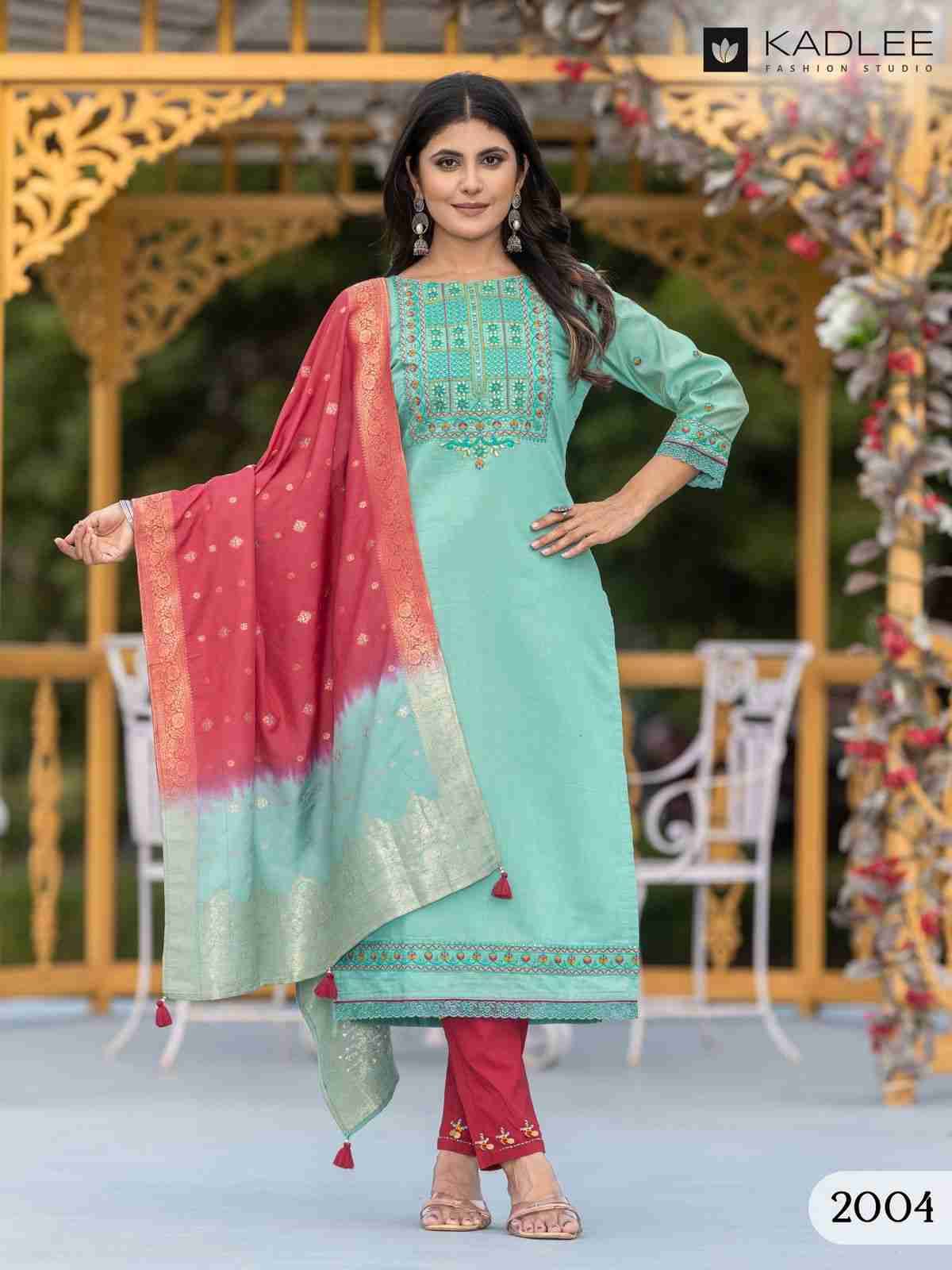 Nimaya By Kadlee 2001 To 2005 Series Beautiful Stylish Fancy Colorful Casual Wear & Ethnic Wear Collection Shimmer With Work Dresses At Wholesale Price