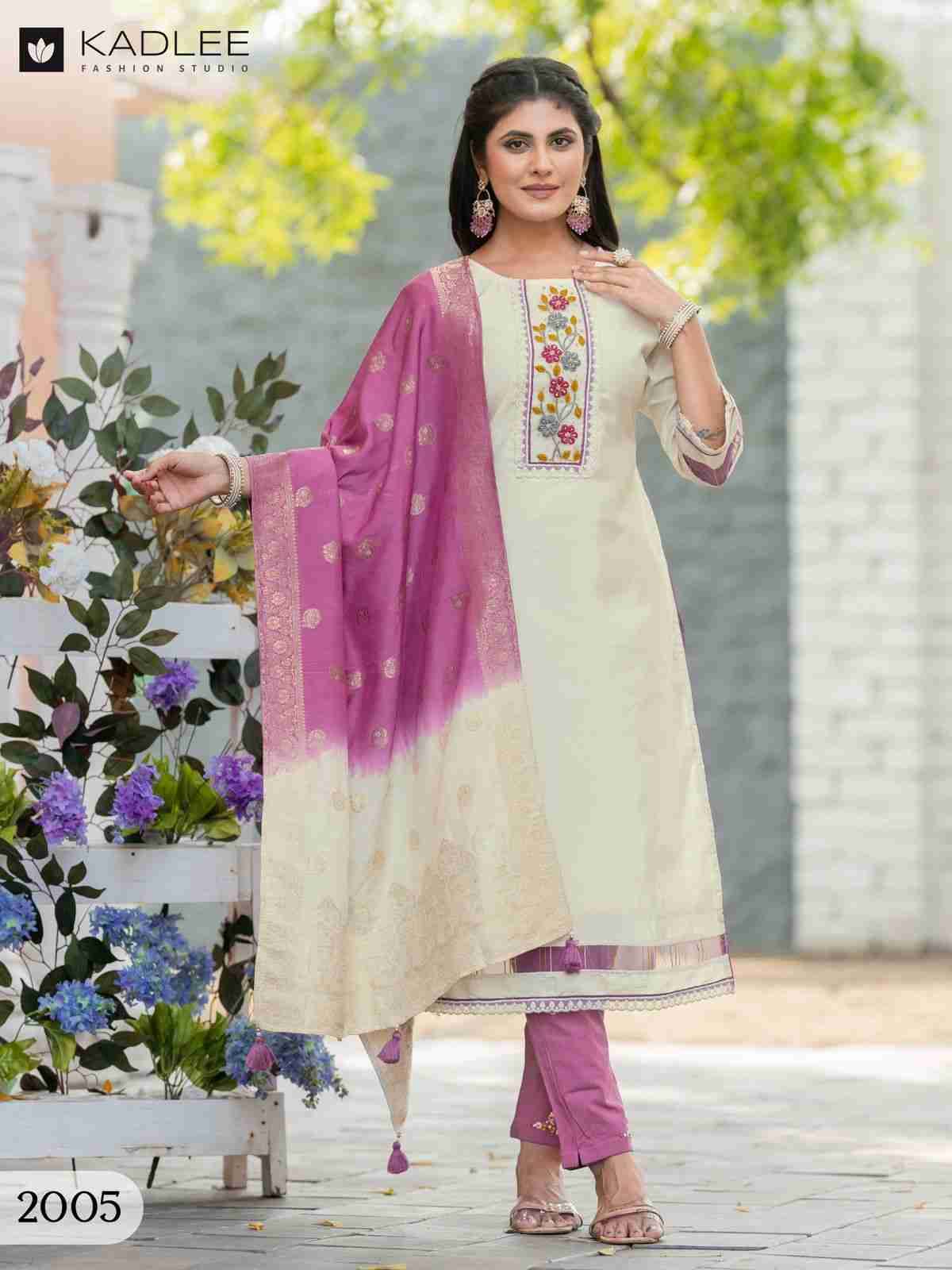 Nimaya By Kadlee 2001 To 2005 Series Beautiful Stylish Fancy Colorful Casual Wear & Ethnic Wear Collection Shimmer With Work Dresses At Wholesale Price