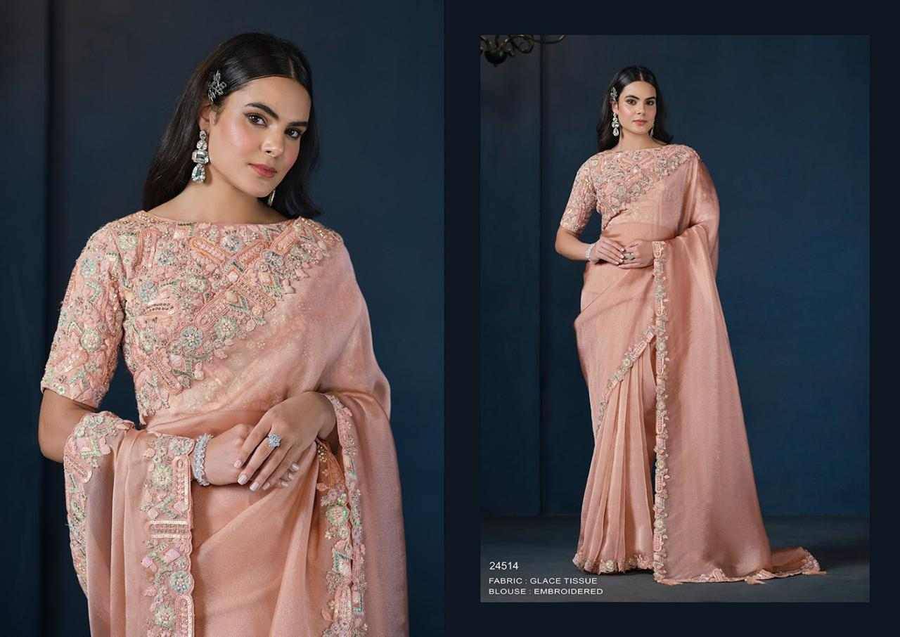 Stardust By Mohmanthan Indian Traditional Wear Collection Beautiful Stylish Fancy Colorful Party Wear & Occasional Wear Fancy Sarees At Wholesale Price