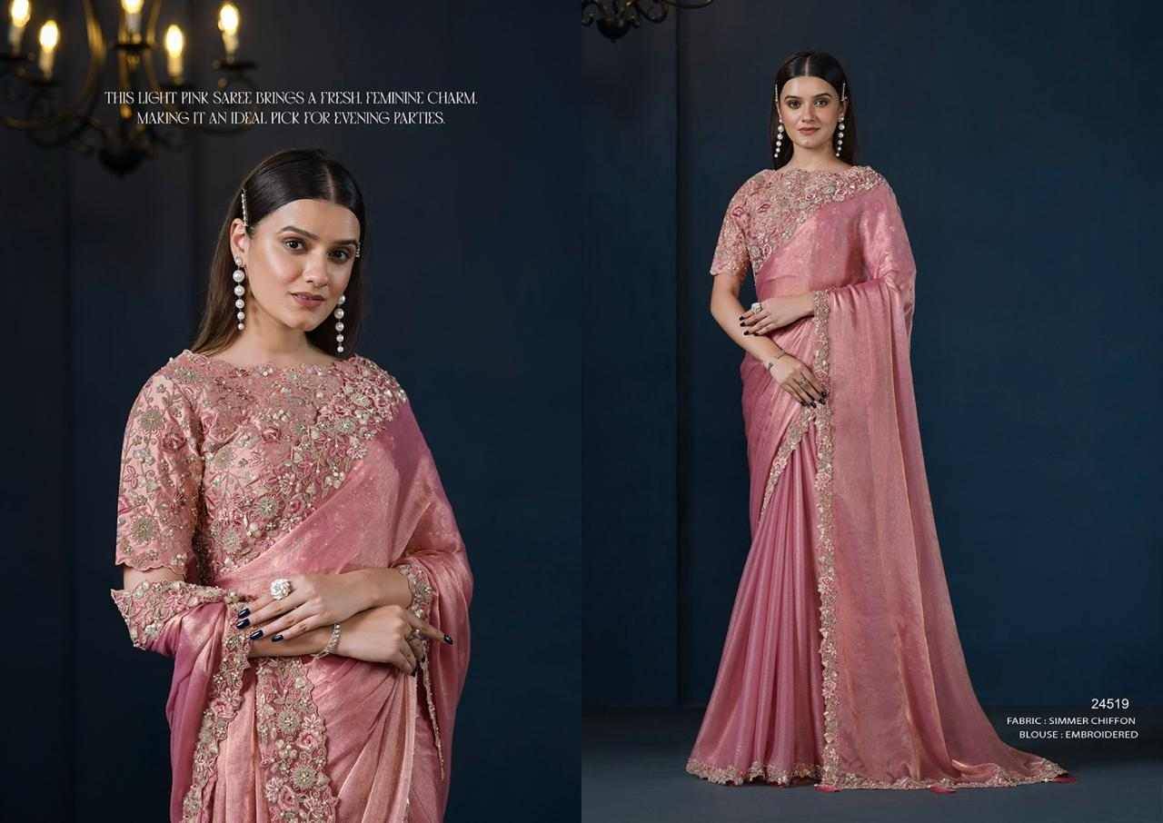 Stardust By Mohmanthan Indian Traditional Wear Collection Beautiful Stylish Fancy Colorful Party Wear & Occasional Wear Fancy Sarees At Wholesale Price