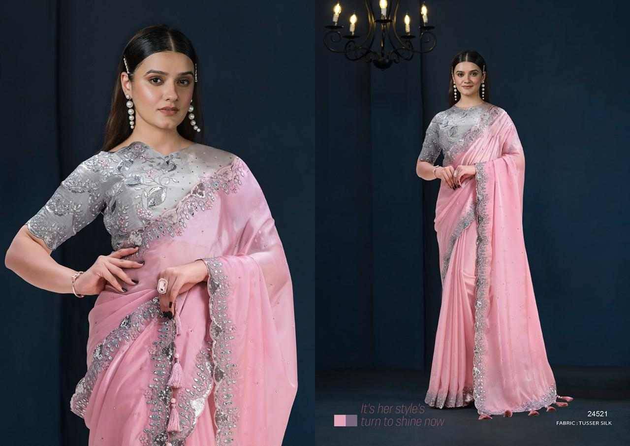 Stardust By Mohmanthan Indian Traditional Wear Collection Beautiful Stylish Fancy Colorful Party Wear & Occasional Wear Fancy Sarees At Wholesale Price