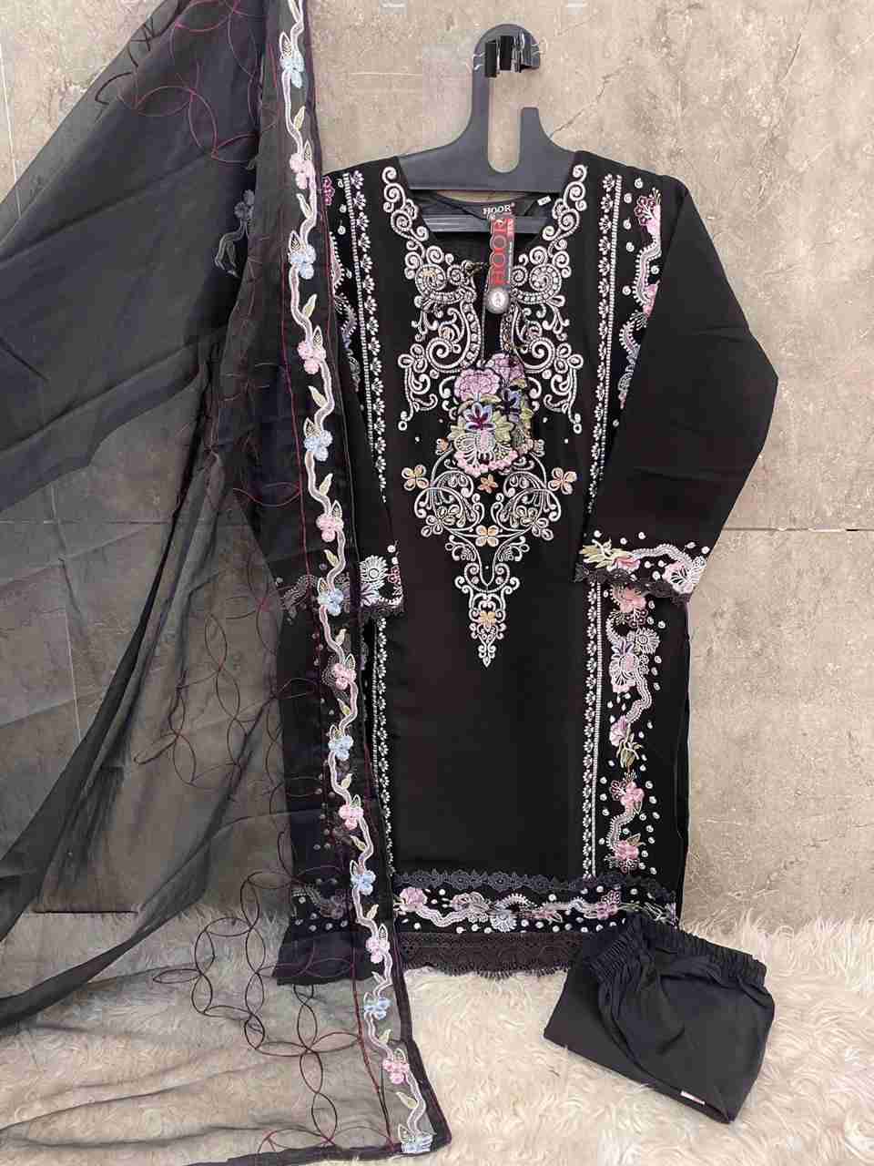 Hoor Tex Hit Design HF-56 By Hoor Tex Pakistani Suits Beautiful Fancy Colorful Stylish Party Wear & Occasional Wear Heavy Georgette Dresses At Wholesale Price