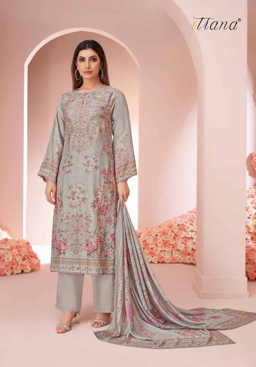 Kavita By Itrana Beautiful Festive Suits Colorful Stylish Fancy Casual Wear & Ethnic Wear Muslin Silk Dresses At Wholesale Price