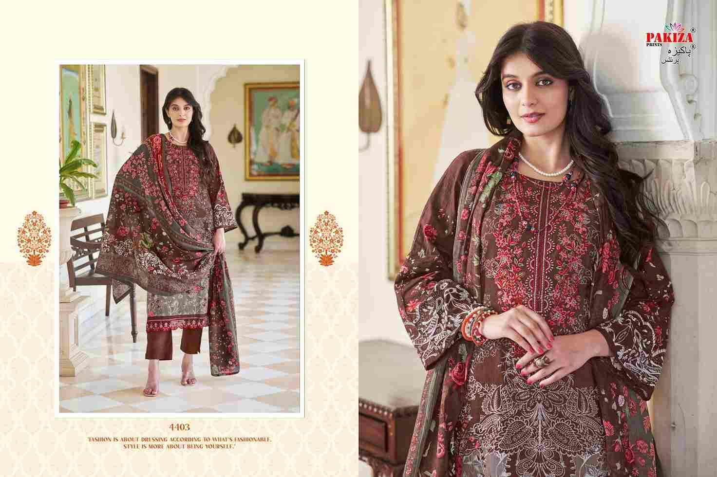 Iram Vol-44 By Pakiza Prints 4401 To 4410 Series Beautiful Stylish Festive Suits Fancy Colorful Casual Wear & Ethnic Wear & Ready To Wear Lawn Cotton Print Dresses At Wholesale Price