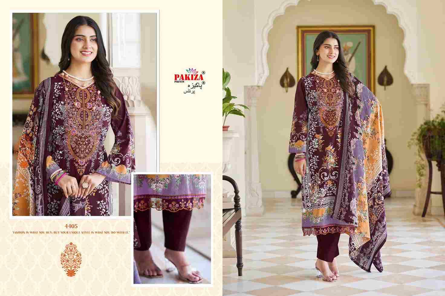 Iram Vol-44 By Pakiza Prints 4401 To 4410 Series Beautiful Stylish Festive Suits Fancy Colorful Casual Wear & Ethnic Wear & Ready To Wear Lawn Cotton Print Dresses At Wholesale Price