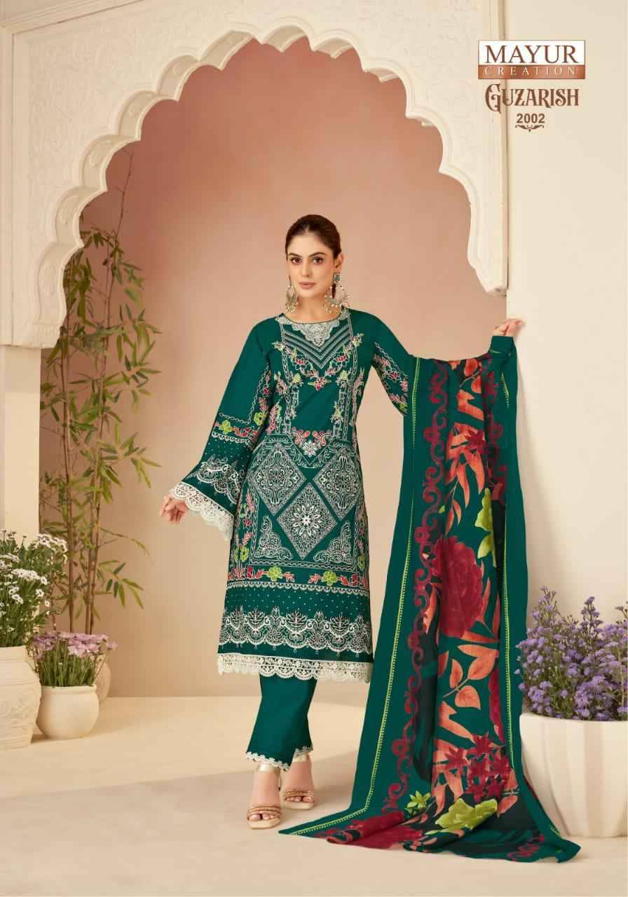 Guzarish Vol-2 By Mayur Creation 2001 To 2008 Series Beautiful Festive Suits Stylish Fancy Colorful Casual Wear & Ethnic Wear Pure Cotton Print Dresses At Wholesale Price