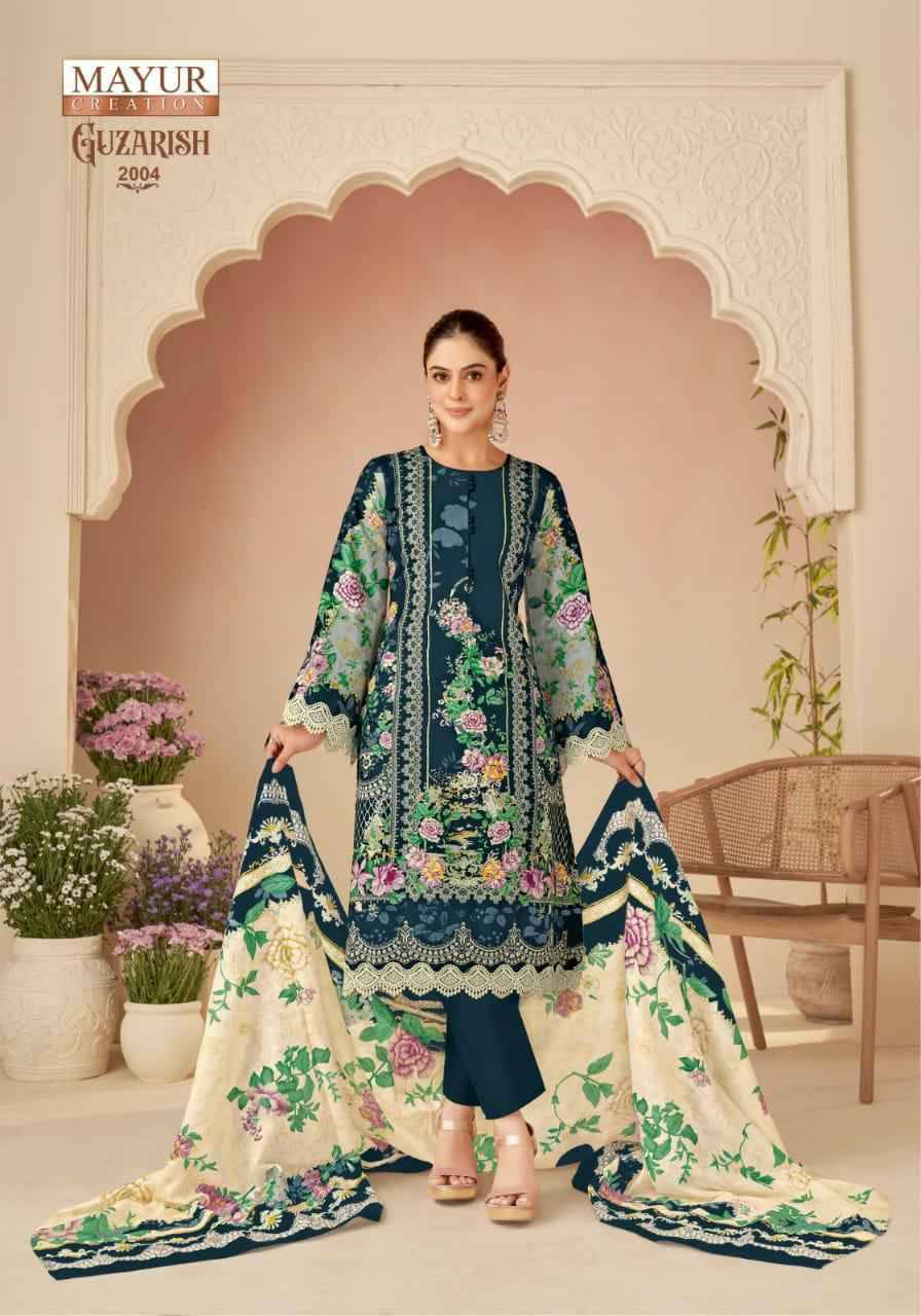 Guzarish Vol-2 By Mayur Creation 2001 To 2008 Series Beautiful Festive Suits Stylish Fancy Colorful Casual Wear & Ethnic Wear Pure Cotton Print Dresses At Wholesale Price