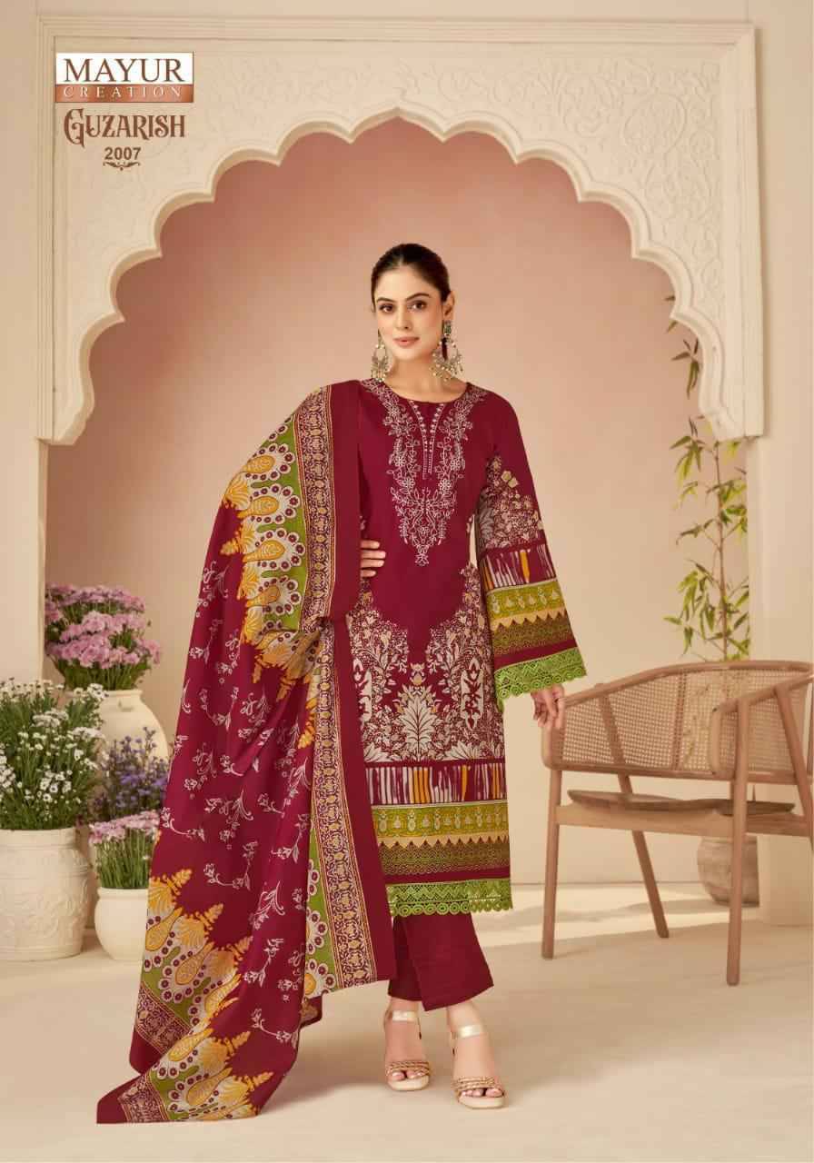 Guzarish Vol-2 By Mayur Creation 2001 To 2008 Series Beautiful Festive Suits Stylish Fancy Colorful Casual Wear & Ethnic Wear Pure Cotton Print Dresses At Wholesale Price