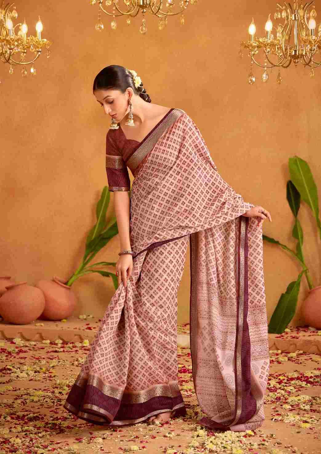 Kalakruti By SR 1001 To 1010 Series Indian Traditional Wear Collection Beautiful Stylish Fancy Colorful Party Wear & Occasional Wear Soft Cotton Sarees At Wholesale Price