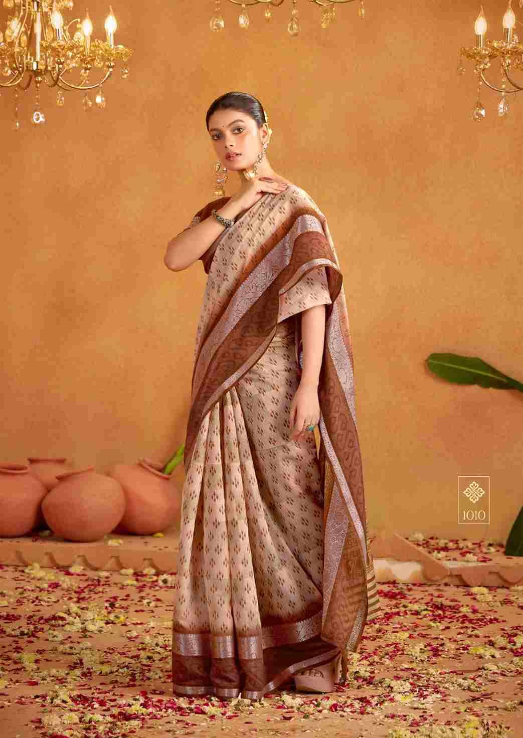 Kalakruti By SR 1001 To 1010 Series Indian Traditional Wear Collection Beautiful Stylish Fancy Colorful Party Wear & Occasional Wear Soft Cotton Sarees At Wholesale Price