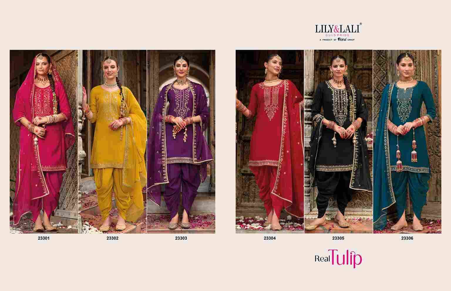 Real Tulip By Lily And Lali 23301 To 23306 Series Beautiful Festive Suits Stylish Fancy Colorful Casual Wear & Ethnic Wear Viscose Jacquard Dresses At Wholesale Price