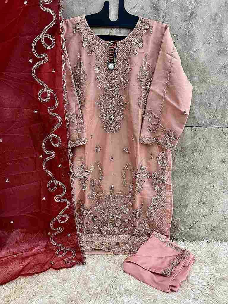 Hoor Tex Hit Design HF-60 Colours By Hoor Tex HF-60-A To HF-60-D Series Designer Festive Pakistani Suits Collection Beautiful Stylish Fancy Colorful Party Wear & Occasional Wear Heavy Organza With Embroidered Dresses At Wholesale Price