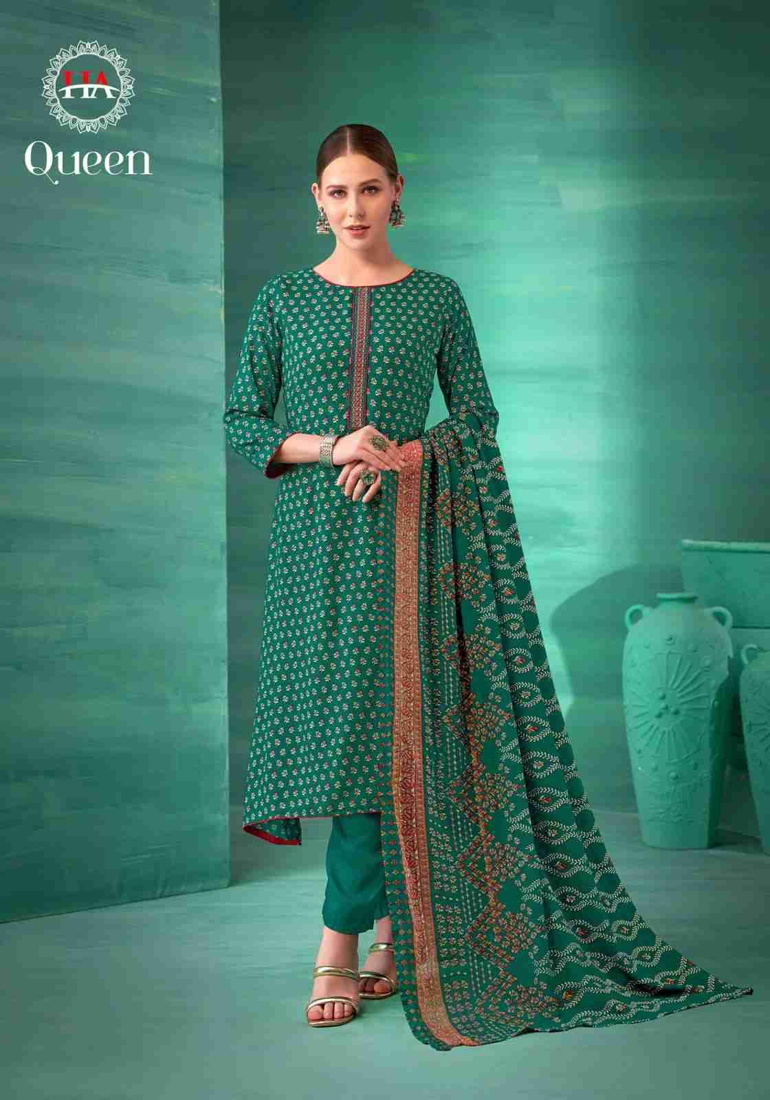 Queen By Harshit Fashion Hub 1683-001 To 1683-008 Series Beautiful Festive Suits Stylish Fancy Colorful Casual Wear & Ethnic Wear Pure Viscose Rayon Print Dresses At Wholesale Price