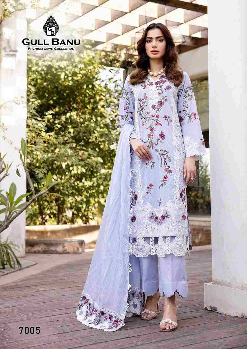 Gull Banu Vol-7 By Gull Aahmed 7001 To 7006 Series Beautiful Festive Suits Stylish Fancy Colorful Casual Wear & Ethnic Wear Pure Lawn Dresses At Wholesale Price