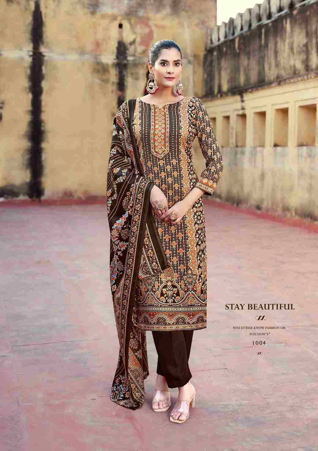 Rubina By Roli Moli 1001 To 1008 Series Beautiful Stylish Festive Suits Fancy Colorful Casual Wear & Ethnic Wear & Ready To Wear Pashmina Dresses At Wholesale Price