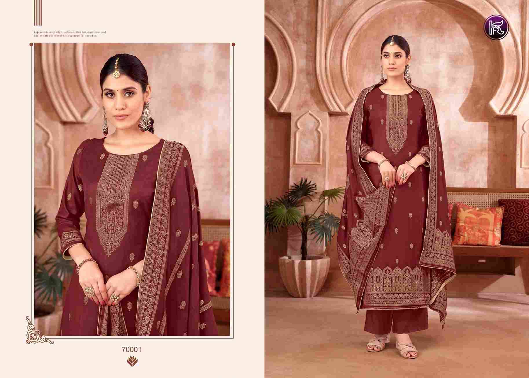 Surbhi By Kala Fashion 70001 To 70006 Series Beautiful Festive Suits Colorful Stylish Fancy Casual Wear & Ethnic Wear Pashmina Jacquard Dresses At Wholesale Price