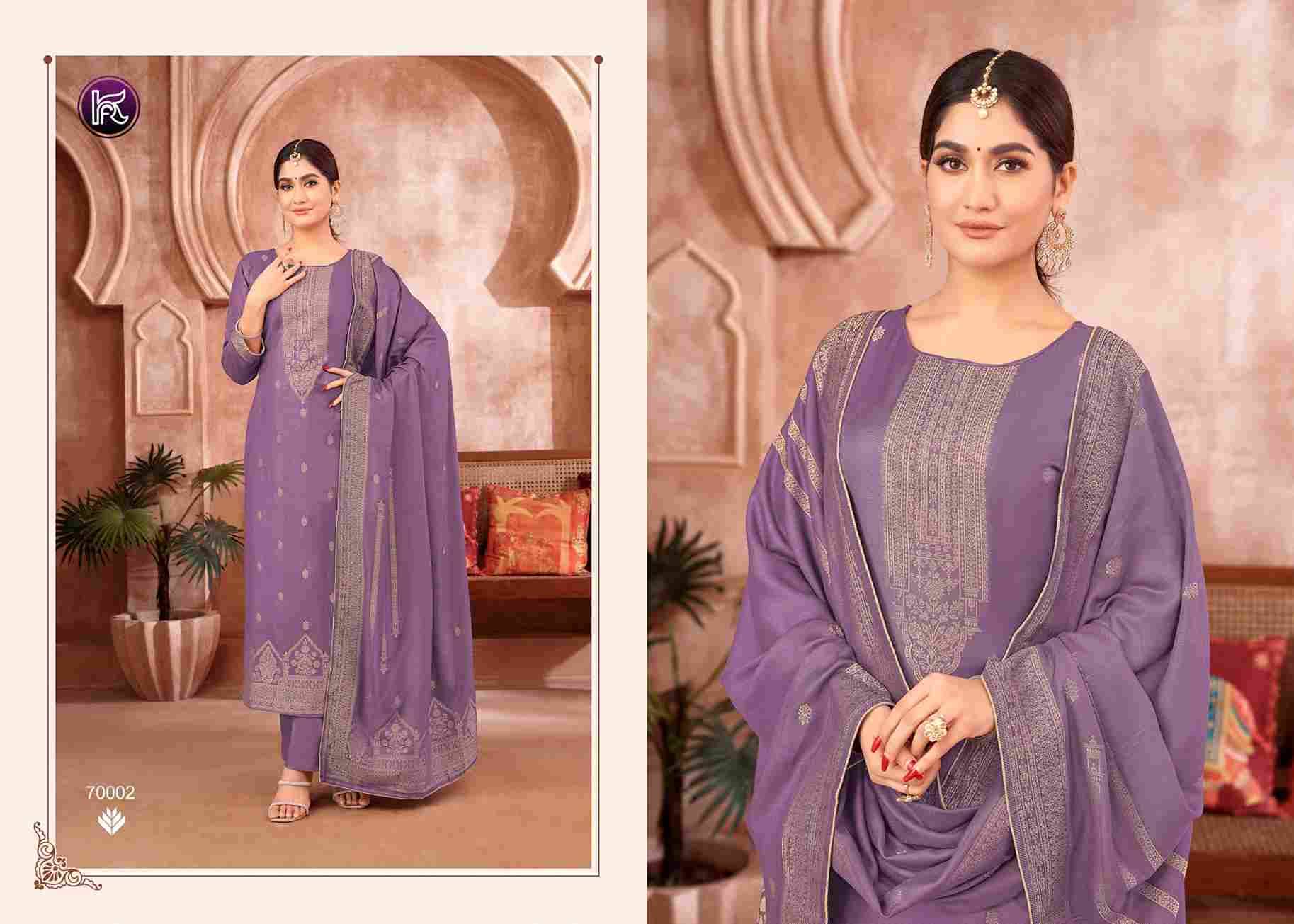 Surbhi By Kala Fashion 70001 To 70006 Series Beautiful Festive Suits Colorful Stylish Fancy Casual Wear & Ethnic Wear Pashmina Jacquard Dresses At Wholesale Price