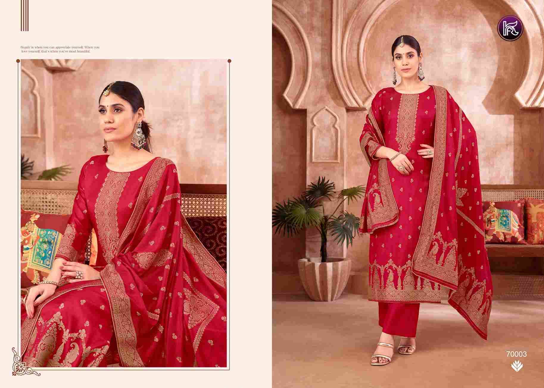 Surbhi By Kala Fashion 70001 To 70006 Series Beautiful Festive Suits Colorful Stylish Fancy Casual Wear & Ethnic Wear Pashmina Jacquard Dresses At Wholesale Price