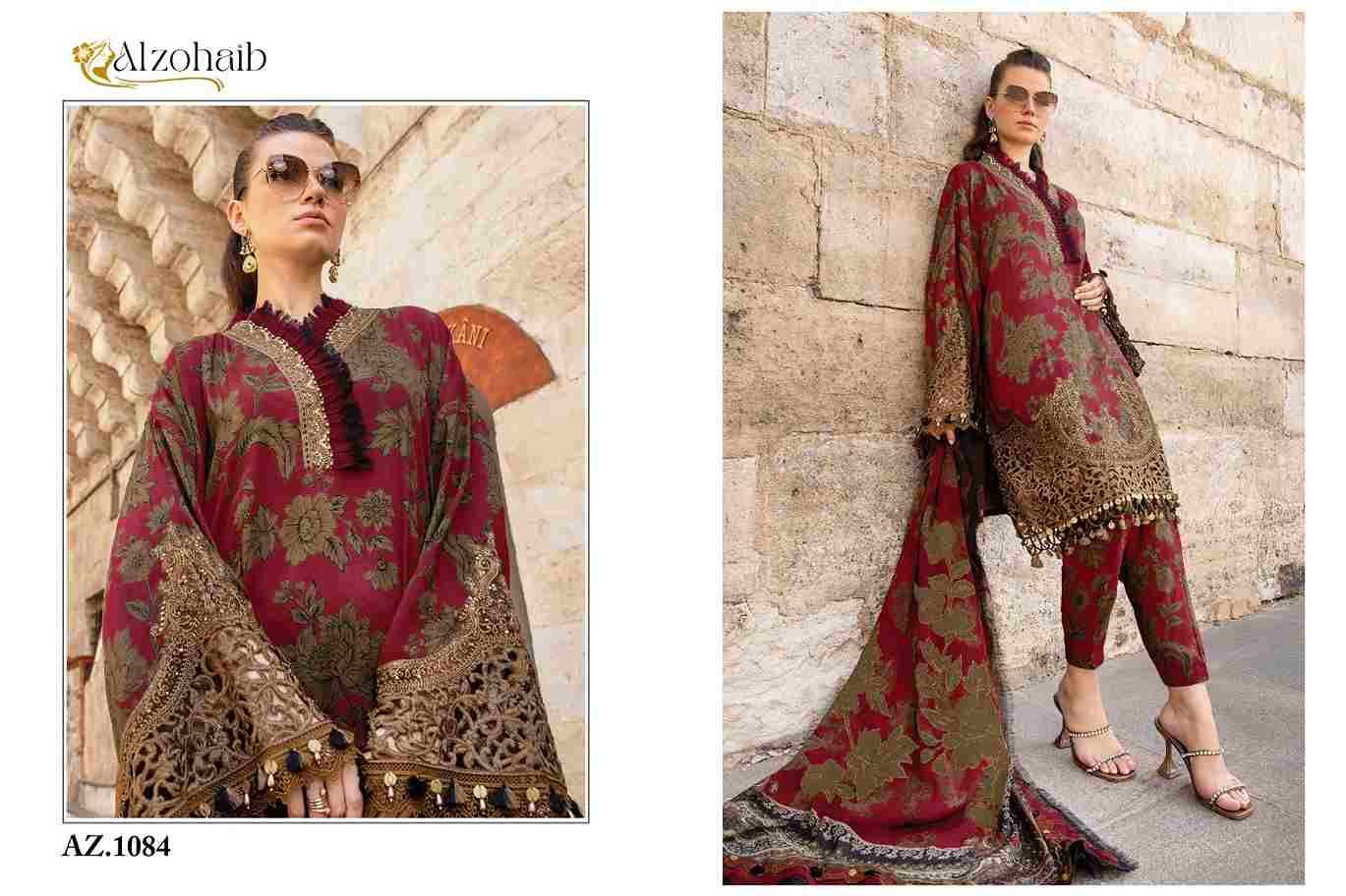 Alzohaib 1084 Series By Alzohaib 1084 To 1085 Series Beautiful Pakistani Suits Stylish Fancy Colorful Party Wear & Occasional Wear Pure Cotton Print Dresses At Wholesale Price