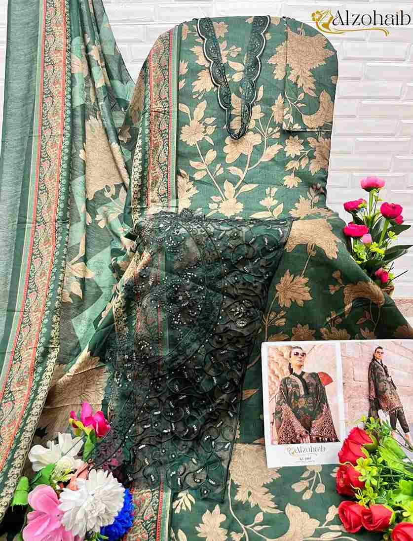 Alzohaib 1084 Series By Alzohaib 1084 To 1085 Series Beautiful Pakistani Suits Stylish Fancy Colorful Party Wear & Occasional Wear Pure Cotton Print Dresses At Wholesale Price